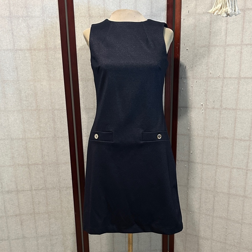 Tommy Hilfiger Navy Sleeveless Mini Dress